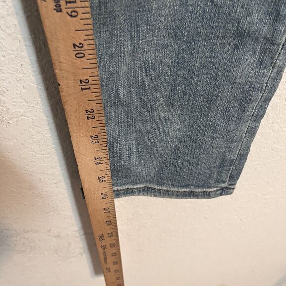 NWT Stitch Fix Studio Blue Raya Mid Rise Cigarette Straight Leg Jeans Women 27 - Picture 7 of 9